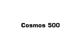 Cosmos 500